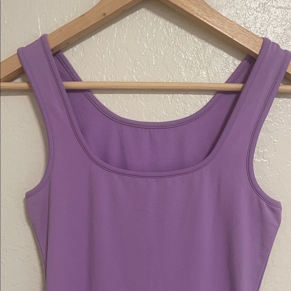 Purple Sleeveless Bodycon Midi Dress - Picture 4 of 4